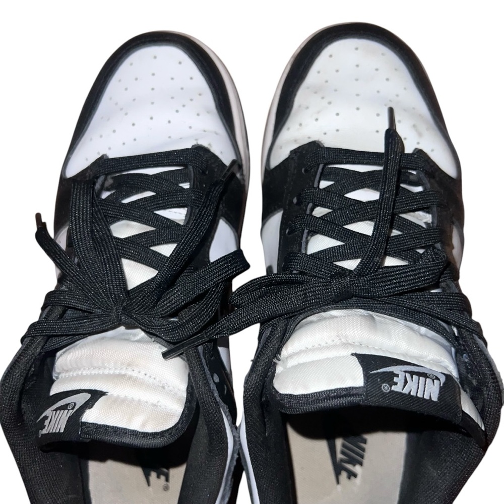 Nike Dunk Low – Black & White Men’s Sneakers Size 8.5 - Picture 12 of 17